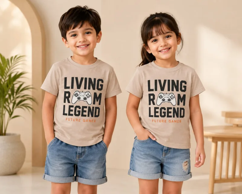 Boys Living Room Legend Gaming Graphic T-Shirt