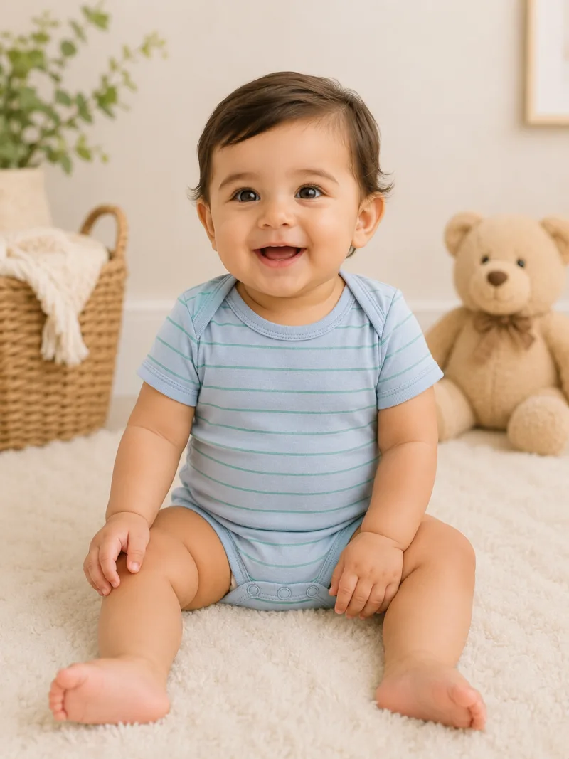 Baby Text Print Bodysuit
